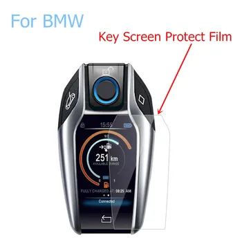 Сенсорный дисплей Ключ Цифровой Ключ HD Экран Защитная Пленка Против царапин Водонепроницаемая Пленка для BMW X3 X4 X5 I8 730li 740li 5/6/7