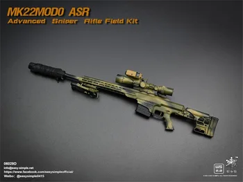 ЛЕГКИЙ И ПРОСТОЙ 1/6 ES06029 MK22 Модель A B C D Версия ASR Расширенный Полевой комплект Снайперской винтовки Не может быть использован для сбора фигурки Куклы