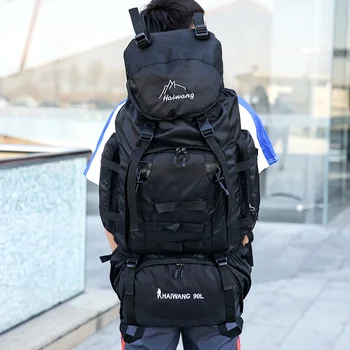 90L Многофункциональный Альпинистский Рюкзак, Мужские спортивные сумки, Походные Рюкзаки Большой Емкости, Дорожная сумка для Альпинизма на открытом воздухе Для мужчин