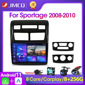 JMCQ 2Din Android 4G + WiFi Автомобильный Радио Мультимедийный Видеоплеер Для Kia Sportage 2 2008-2010 Навигация GPS Головное устройство 2 din Carplay