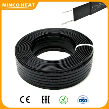 Minco Heat 50 м/100 м 12 мм, саморегулирующаяся защита водопроводных труб, защита от обледенения крыши, огнестойкий нагревательный пояс, универсальный кабель