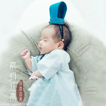 YuZiChengShuo Китайский традиционный костюм для дня рождения для маленьких мальчиков, одежда для фотосъемки или выступления на сцене для мальчика 90 см/ч