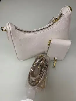 2023 Женская Портативная сумка через плечо в виде Полумесяца, Роскошный дизайн, Высококачественная однотонная сумка для подмышек