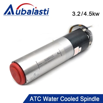 Шпиндель Aubalasti ATC с водяным охлаждением GDL110-30-18Z 3.2kw GDL110-30-24Z 4.5kw 220V 380V для станка с ЧПУ