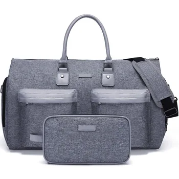 Мужская портативная дорожная сумка, сумка для багажа большой емкости, многофункциональная складная сумка для костюма, сумка для одежды через плечо
