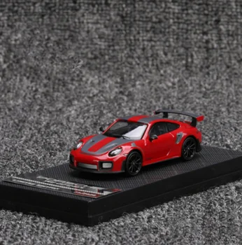 Лимитированная серия 1/64 Литая под давлением модель супер автомобиля из сплава 911 GT2 RS, Коллекция металлических игрушек для детей, дисплей подарков для дорожного движения