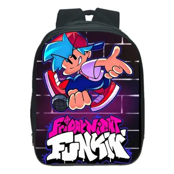 Пятничный рюкзак Funkin, модный рюкзак для учащихся начальной и средней школы, тканевый рюкзак для девочек, детская школьная сумка