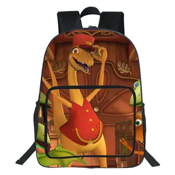 16 дюймов Рюкзак с динозавром, сумка с 3D печатью, школьный рюкзак для студентов, подростковый школьный рюкзак, дорожная сумка для мальчиков и девочек, подарок Mochila