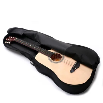 Сумка для гитары из ткани Оксфорд 38/41 дюйма, мягкие двойные плечевые ремни, мягкий водонепроницаемый рюкзак для акустической гитары, сумки для инструментов, чехол