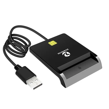 Считыватель смарт-карт Zoweetek EMV USB 2.0 ISO 7816 для смарт-карты ID IC ATM ZW-12026-1