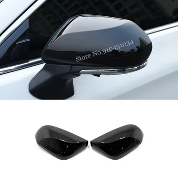 Для Toyota Avalon 2018 19 20 2021 ABS Черная боковая дверь Автомобиля, накладка на зеркало заднего вида, наклейка, Аксессуары для укладки автомобилей