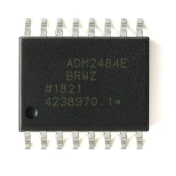 Подлинный оригинальный ADM2484EBRWZ-REEL7 SOIC-16 полный/полудуплексный приемопередатчик RS-485