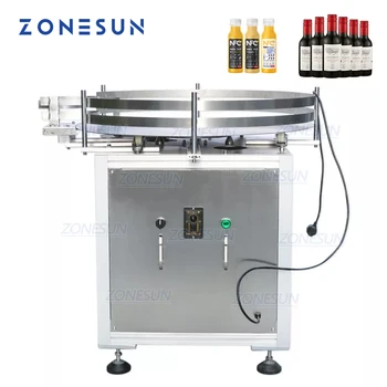 ZONESUN ZS-SP1000 Автоматическая Круглая вращающаяся машина для сбора бутылок, Сортировочная машина с поворотным столом, Разборка