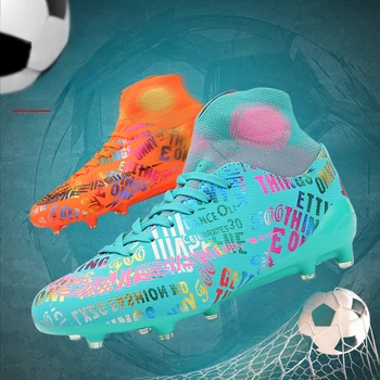 Качественная футбольная обувь Messi, противоскользящие бутсы для футбола Оптом, Уличные тренировочные матчи по футзалу, Кроссовки, Размер 33-46