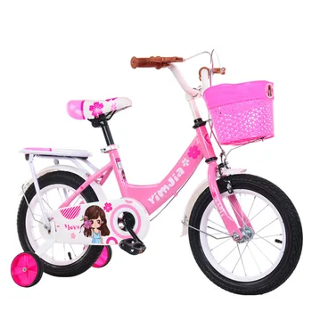 Детский велосипед в стиле принцессы Велосипед Многоцветное транспортное средство из углеродистой стали Инструмент для верховой езды