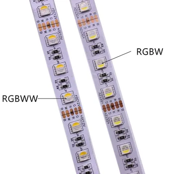 5 М/лот DC 12 В 24 В RGBW/RGBWW 4в1 светодиодный чип 60 светодиодный s/m 300 светодиодный s Водонепроницаемый IP30/65/IP67 5050 SMD гибкая светодиодная лента