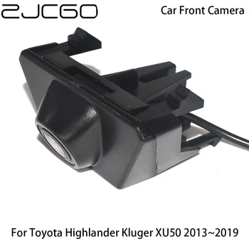 Вид спереди автомобиля, камера с логотипом парковки, ночное видение, позитивный водонепроницаемый для Toyota Highlander Kluger XU50 2013 ~ 2019
