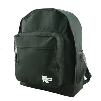 Классический Большой Легкий Прочный рюкзак Унисекс K-Cliffs для студентов Черного Цвета