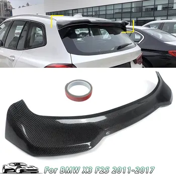 Задний спойлер на крыше из углеродного волокна, выступ крыла для 2011-2017 BMW X3 F25 X3M, окрашенный в стиле X3M, спойлер на багажник