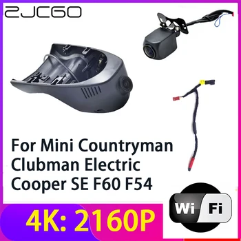 ZJCGO 4K 2160P Dash Cam Автомобильный Видеорегистратор Камера 2 Объектива Рекордер Wifi Ночного Видения для Mini Countryman Clubman Electric Cooper SE F60 F54
