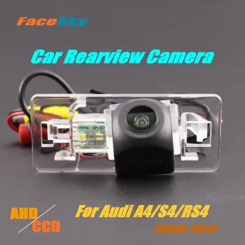 Автомобильная камера FaceSky Для Audi A4/S4/RS4 B8/8K 2009-2012 Заднего Вида AHD/CCD 1080P Парковочные комплекты