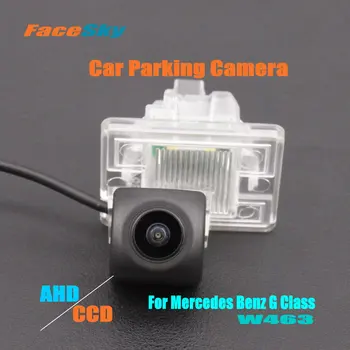 Автомобильная камера FaceSky Для Mercedes Benz G-Class W463 2019-2023 Заднего Вида AHD/CCD 1080P Аксессуары Для парковочных Изображений