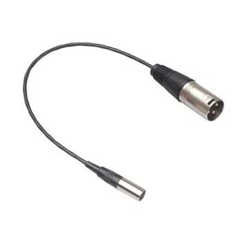 3-контактный штекер к 3-контактному штекеру XLR Mini Plug аудиокабель XLR штекер к Mini XLR штекер аудиокабель Разъем микрофона