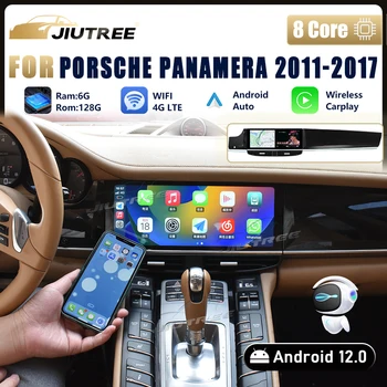 Обновление автомобильного радиоприемника 12,3 дюйма Android 12 для Porsche Panamera 2011-2017 Мультимедийный плеер Замена GPS стерео Беспроводной Carplay