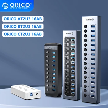 ORICO USB Hub 3,0 USB 3,0 Концентратор Multi USB Splitter Адаптер Питания Multiple Expander 3,0 Концентратор С Переключателем Для Ноутбуков Accessoriess