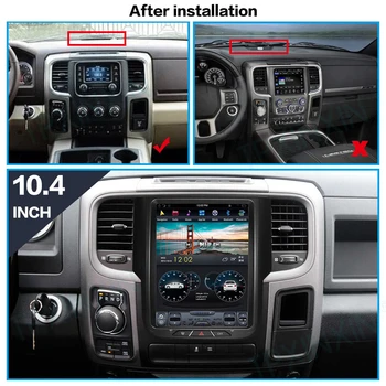Для Dodge RAM 1500 2500 3500 2014 2015 - 2018 Android 9 Carplay Радиоплеер Автомобильный GPS Навигация Мультимедийное стерео Головное устройство
