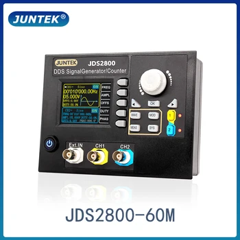 JUNTEK JDS2800 15M40M60M Функциональный генератор сигналов DDS Цифровое Управление Двухканальный Частотомер Генератор сигналов произвольной формы