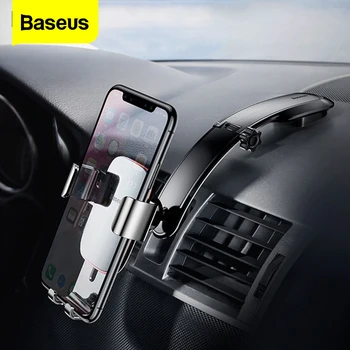 Автомобильный держатель для телефона Baseus Gravity для iPhone 13 Pro Max Samsung, автомобильный держатель для телефона в автомобиле, подставка для мобильного телефона