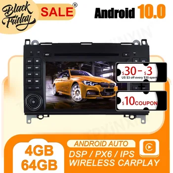 Android 10,0 для Benz B200 B-class W245 B170 2007 Автомобильный GPS-Навигатор Carplay Мультимедийный Плеер Авто Радио Стерео Видео Головное устройство