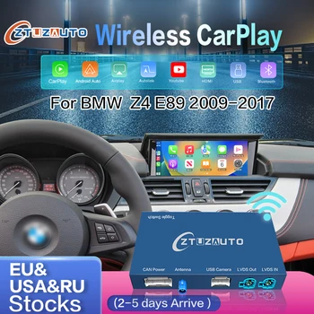 Беспроводной CarPlay для BMW Z4 E89 2009-2018, EVO/CIC, с функцией навигации Android Auto Mirror Link AirPlay YouTube Car Play