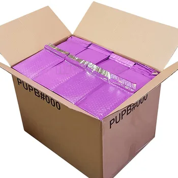 Bubble Mailer 100 шт Конверты для доставки Пакетов Мягкие Конверты для Упаковки Печать Почтовая Подарочная упаковка Фиолетовый и Розовый Зеленый