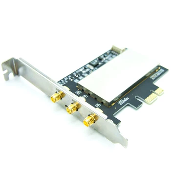 для Broadcom Bcm94360CSAX Bcm943602CS Bcm94331CSAX WLAN Карта Настольный PCI-E Конвертер Адаптер + Антенна для Apple WiFi Card