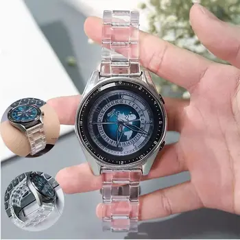 Прозрачный ремешок для Samsung Galaxy Watch 5/pro/4/classic/Active 2 20 мм 22 мм ремешок для часов браслет huawei/Amazfit GTS-GTR-4-3- 2e