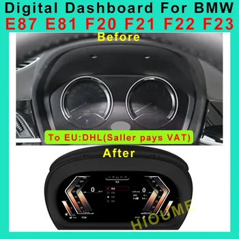 2023 Цифровой кластер Virtual Cockpit M Sport для BMW 1 серии E87 E81 F20 F22 F23 Автомобильный мультимедийный плеер Измеритель скорости приборной панели