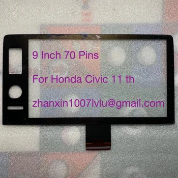 9 Дюймов 70 Контактов Сенсорный Экран Стекло TM090JVKQ01-00 Подходит Для Honda Civic 2022 Года Выпуска Автомобильный DVD Аудио Мультимедийный Плеер GPS Навигация Радио