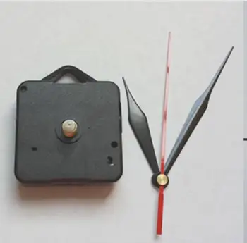 Набор инструментов для ремонта механизма кварцевых настенных часов с черными и красными стрелками