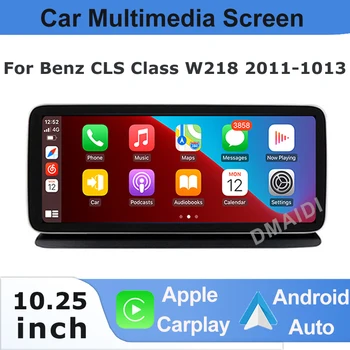 10,25 дюймовый Android Auto Беспроводной Автомобильный Мультимедийный Apple CarPlay для Mercedes Benz CLS Class W218 2011-2013 Экран головного устройства
