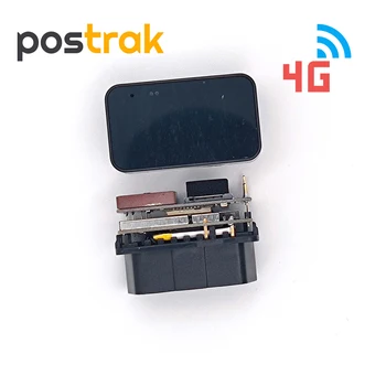 POSTRAK OBD Plug N Play 4G Голосовой мониторинг Резервный GPS трекер с приложением GPSPOS для отслеживания легковых и грузовых автомобилей