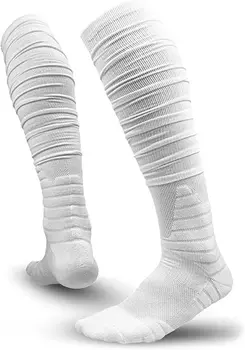 Носки с удлиненным ворсом, Футбольные Носки для взрослых, Носки для регби, Хлопчатобумажные Носки с мягкой подушкой, Футбольные Хрустящие носки, Скручивающие Носки