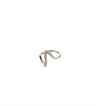 Кольцо из стерлингового серебра S925 Пробы, Женский дизайн в стиле Ins, Маленькое Отверстие, Регулируемая Еда, Мода, Индивидуальность, Ювелирные изделия