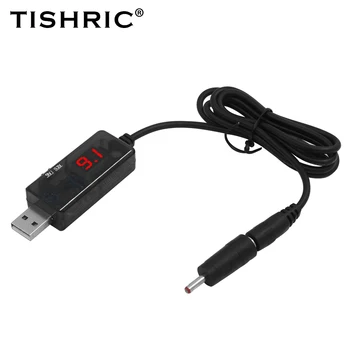 10 шт. TISHRIC Линия повышения мощности USB к DC 12 В 9 В 3,5 мм 5,5 мм Повышающий модуль USB Конвертер Кабель-адаптер Питания 3,5x5,5 мм Штекер