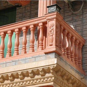 Форма для балконной балясины из АБС-пластика, форма для боковой колонны с цветочным принтом с текстурой камня, украшение сада Прочная цементная угловая форма