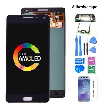 Super Amoled для Samsung Galaxy A5 2015 A500 A500F A500M ЖК-дисплей + сенсорный экран с цифровым преобразователем в сборе