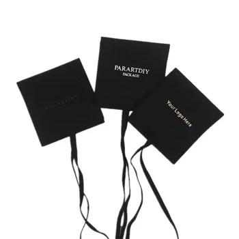 Черные Изготовленные на заказ мешочки для ювелирных изделий, Персонализированные пакеты для логотипов, мешочки для упаковки ювелирных изделий из микрофибры