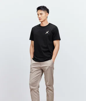 J0848 летняя мужская футболка с коротким рукавом, мужская хлопковая футболка с круглым вырезом, новая одежда, модный топ.