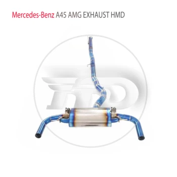Производительность выхлопной системы из титанового сплава HMD Catback для Mercedes Benz A45 AMG W176 W177 Автоматическая Модификация Электронного клапана